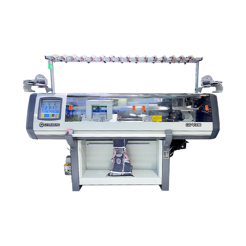 Máquina para tejer rodilleras
