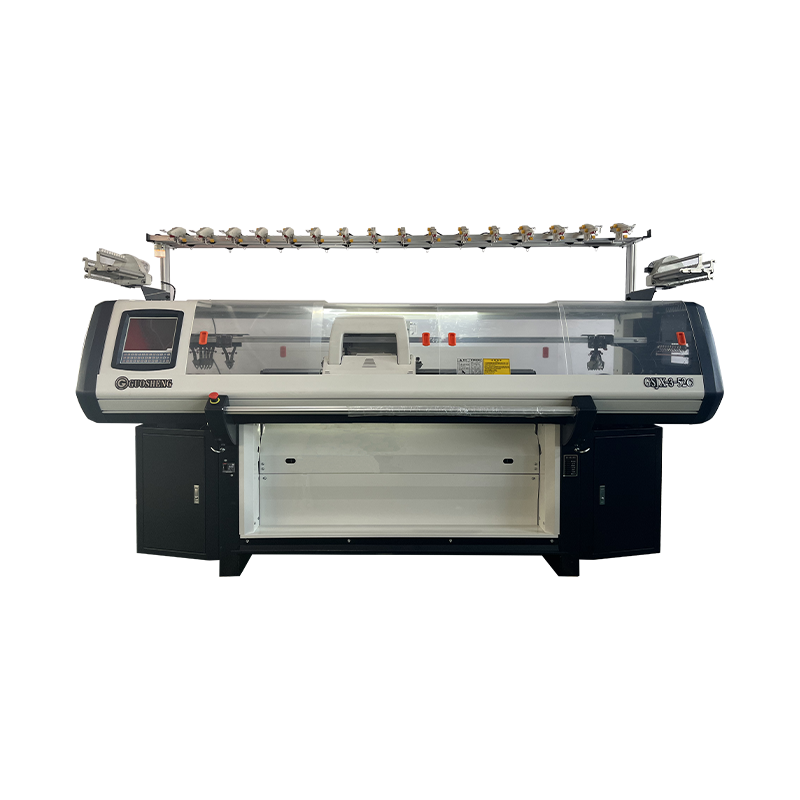 Máquina de tejer suéteres con punta hacia arriba y aguja compuesta de tres sistemas GS-S352C de 52 pulgadas