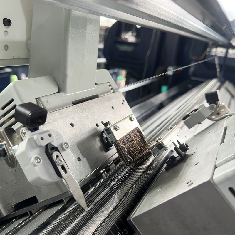 Máquina de tejer con cuello de doble carro y sistema único GS-CE160 de 60 pulgadas