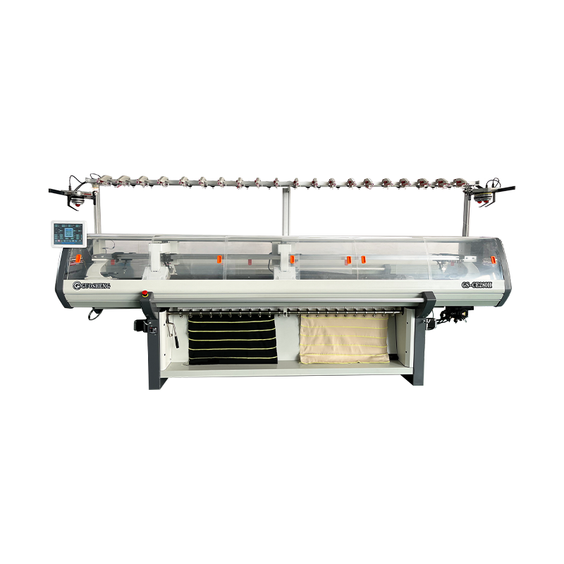 Máquina de tejer con cuello de doble carro y sistema simple GS-CE280H de 80 pulgadas
