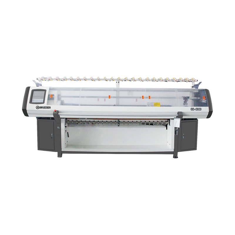 Máquina de tejer con cuello de tres sistemas y función completa GS-C380 de 80 pulgadas