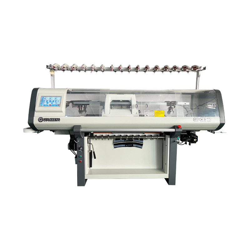 Máquina de tejer con cuello económico de tres sistemas GS-CE340 de 40 pulgadas