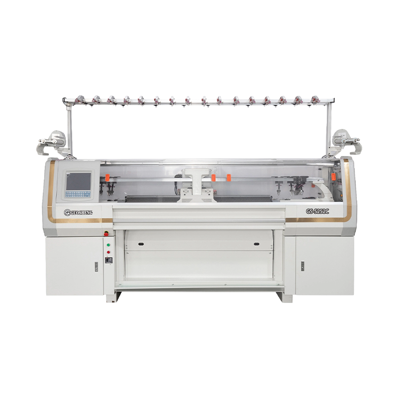Máquina para tejer suéteres con punta hacia arriba y aguja compuesta de doble sistema GS-S252C de 52 pulgadas
