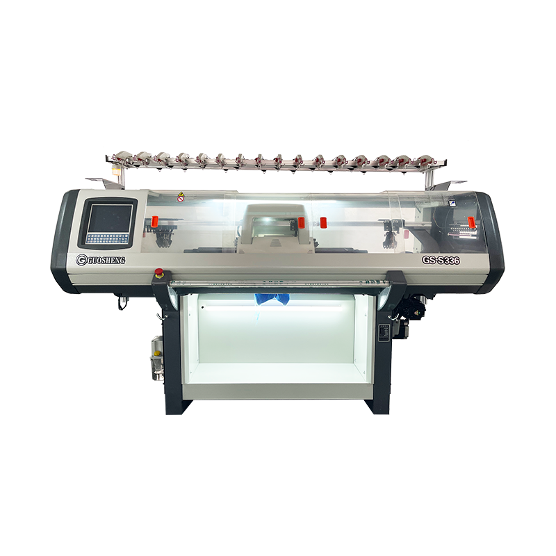 Máquina de tejer sombreros integrada totalmente automática de tres sistemas GS-H336 de 36 pulgadas