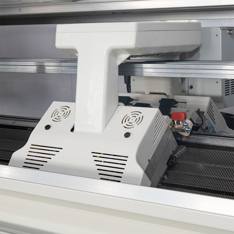 Máquina para tejer suéteres con punta hacia arriba y aguja compuesta de doble sistema GS-S252C de 52 pulgadas