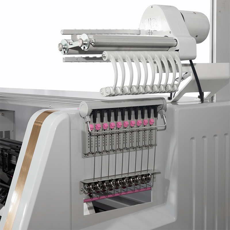 Máquina para tejer suéteres con punta hacia arriba y aguja compuesta de doble sistema GS-S252C de 52 pulgadas