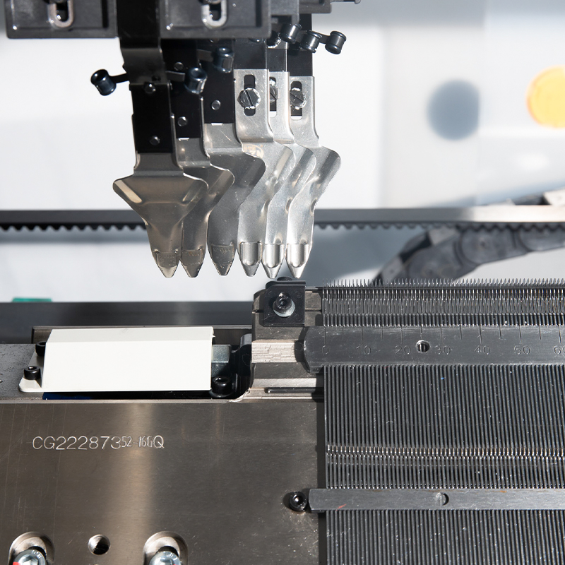 Máquina de tejer con cuello económico de tres sistemas GS-CE340 de 40 pulgadas
