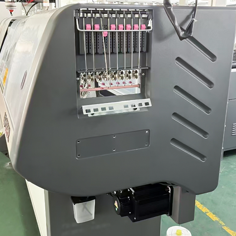Máquina de tejer con cuello de sistema doble económica GS-CE252 de 52 pulgadas